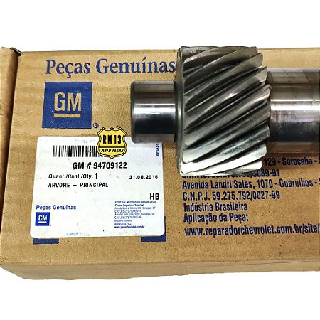 Pinhão Eixo Secundário Câmbio GM F17 94709122