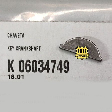 Chaveta Polia Virabrequim Dakota Cherokee 2.5 4.0 6034749