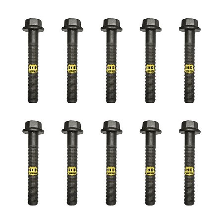 10 Parafusos Mancal Virabrequim Mille Mobi Uno Fire 1.0 8V