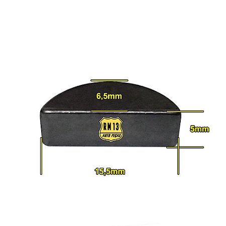 Chaveta Engrenagem Polia Virabrequim GM 15,5mm x 6,5mm x 5mm