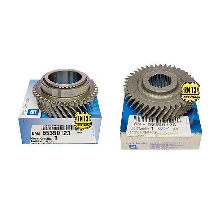 Kit Jogo Engrenagem 5ª GM F17 55350123 55350126 Genuina