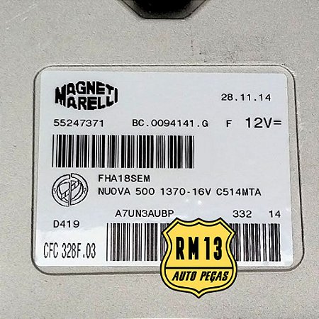 Modulo Central Cambio Dualogic FIAT 500 1.4 16V 55247371