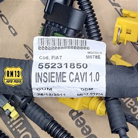 Chicote Injeção Motor 55231850 Punto Attractive 1.4 8V 2013