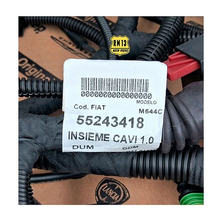 Chicote Injeção Motor Novo Palio 1.0 8v 12a15 55243418
