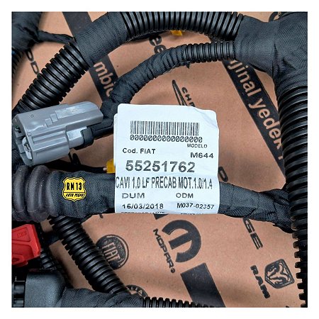 Chicote Injeção Motor Novo Palio 1.0 8v Apos 16 55251762