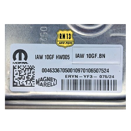 Modulo Central Injeção Mobi 1.0 3cc Após 17 10GFBN 46336705