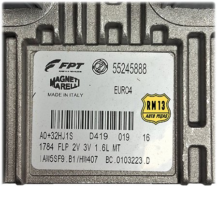 Modulo Central Injeção Siena 1.6 16V E.TorQ BZ11a12 55245888