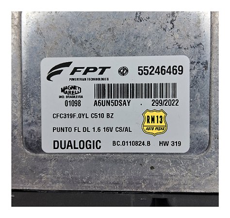 Modulo Central Cambio Punto 1.6 Dualogic Benz 13a17 55246469