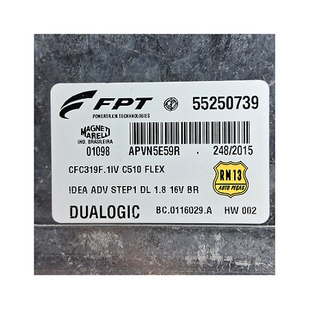 Modulo Central Cambio Idea 1.8 Dualogic Flex 11a16 55250739