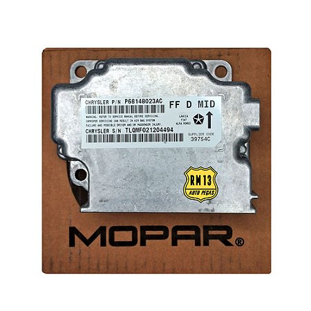 Modulo Central Airbag FIAT 500 2014 a 2020 68148023AC