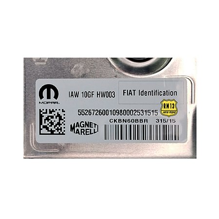 Modulo Central Injeção Renegade 1.8 16V Flex 15a21 55267260