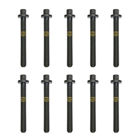 10 Parafusos Mancal Virabrequim GM 12625364 Original