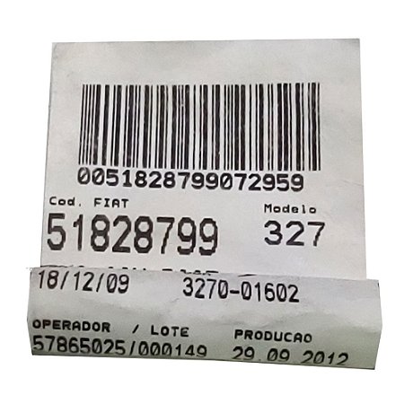 Chicote Instalaçao Eletrica Traseiro FIAT 51828799