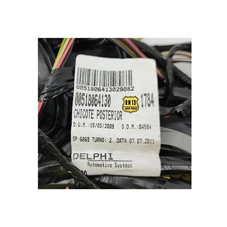 Chicote Instalaçao Eletrica Traseiro FIAT 51806413