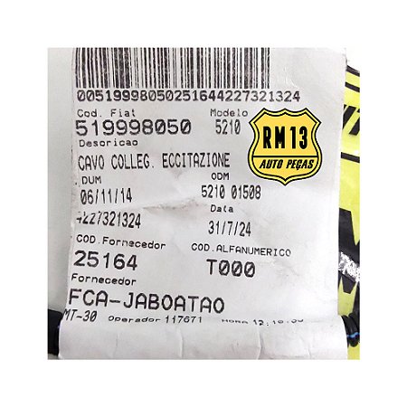 Chicote Motor Arranque FIAT 51999805