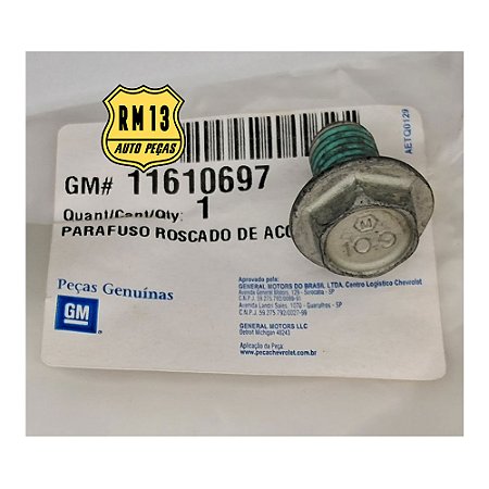 Parafuso Volante Flexplate Virab GM 11610697 Genuíno