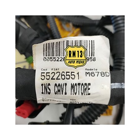 Chicote Injeção Motor Grand Siena 1.4 Tetra C/Ar 55226551