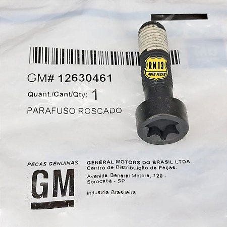 8 Parafusos Volante Virabrequim Motor GM 12630461 Genuíno