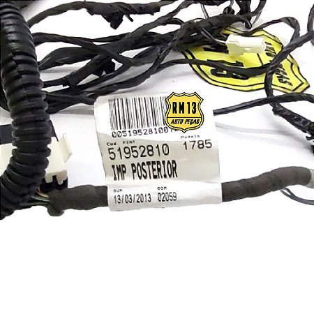 Chicote Instalaçao Eletrica Traseiro FIAT 51952810