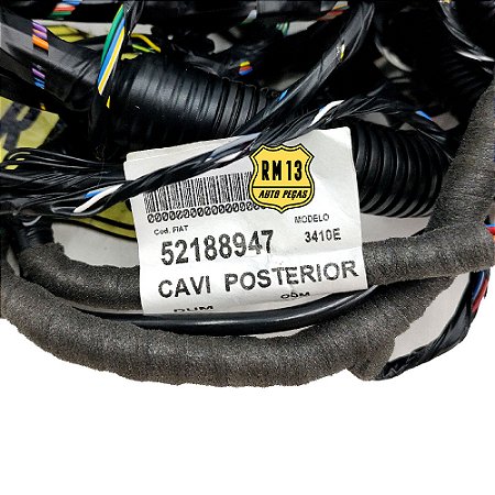 Chicote Instalaçao Eletrica Cabos Traseiro FIAT 52188947