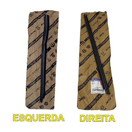 2 Borracha Guarnição Porta Tras Direit Esquerd Compass 16a26