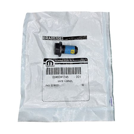 Parafuso Volante Motor FIAT 1.8 16V E.torQ 46341745 Genuino