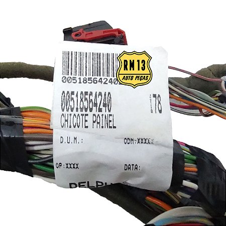 Chicote Central Instalação Painel Principal FIAT 51856424