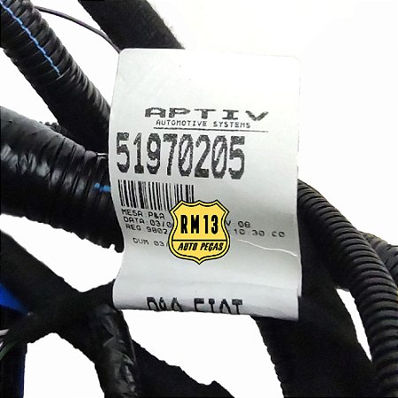Chicote Eletrico Dianteiro Caixa Fusivel FIAT 51970205