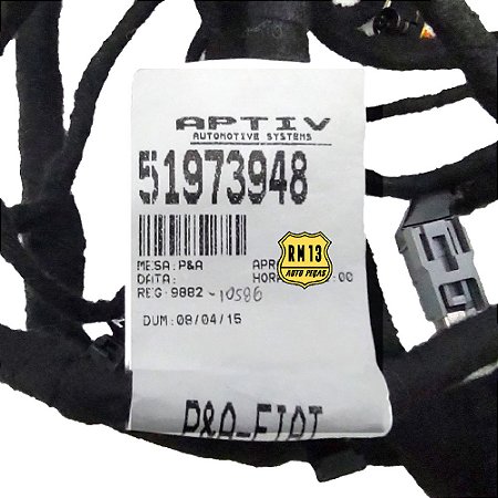 Chicote Central Instalação Painel Principal FIAT 51973948