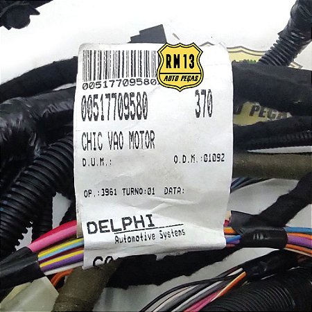 Chicote Instalaçao Eletrica Dianteiro FIAT 51770958