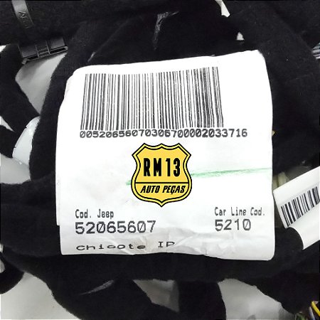 Chicote Eletrico Central Painel Instrumentos JEEP 52065607