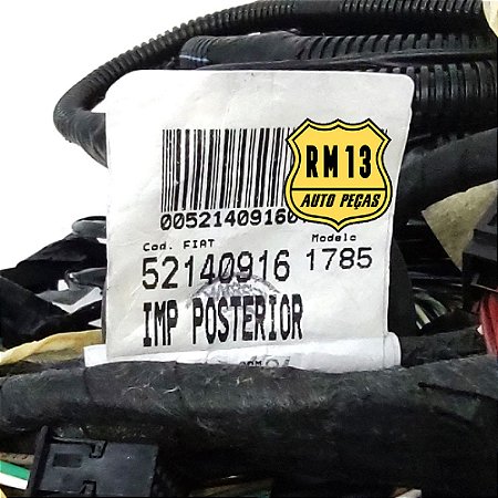 Chicote Instalaçao Eletrica Traseiro Posterior FIAT 52140916