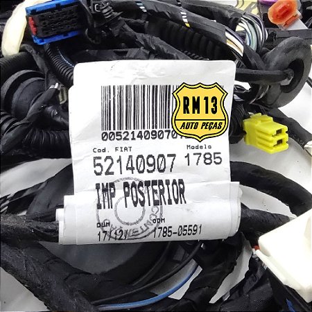 Chicote Instalaçao Eletrica Traseiro Posterior FIAT 52140907