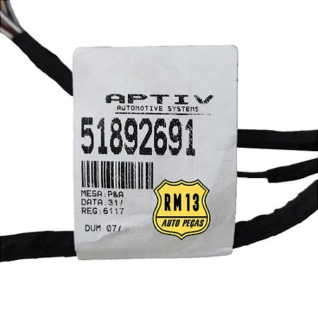 Chicote Instalaçao Eletrica Dianteiro FIAT 51892691 51892690