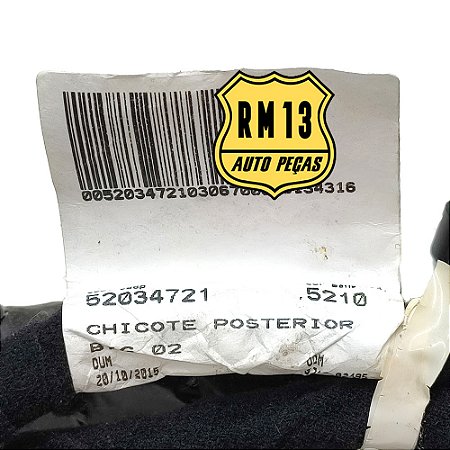 Chicote Instalaçao Eletrica Traseiro FIAT 52034721 52034718