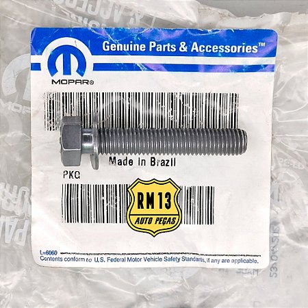 1 Parafuso Flange Retentor Dianteiro 7mmx40 Titano 2.2 24a25