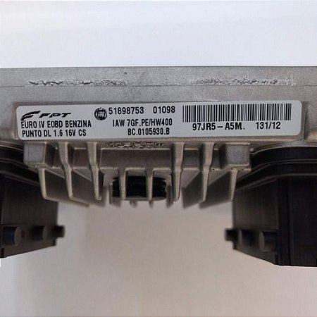 Modulo Central Injeção Punto 1.6 16v Benzina 55246012 7gfpe