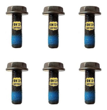 6 Parafusos Volante Motor Kombi 06 A 14 1.4 8v Água Original