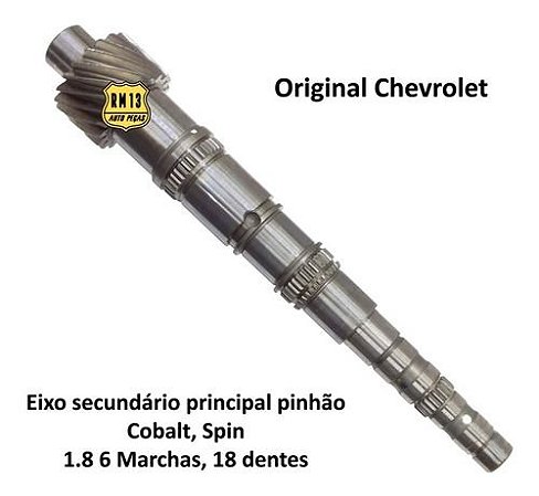 Pinhão Secundario Spin Cobalt 1.8 6 Marchas 18 Dentes Gm