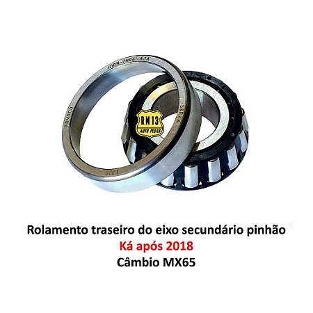 Rolamento Tras. Eixo Secundario Pinhão Ka Após 2018 Original