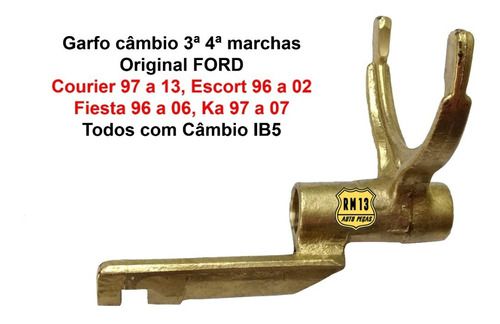Garfo Luva Marcha Mudança 3 4 Courier Escort Fiesta Ka A 06