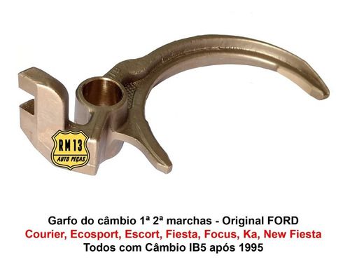 Garfo Luva Marcha Mudança 1 2 Courier Ecosport Escort Fiesta