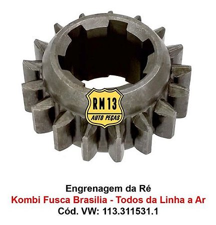 Engrenagem Câmbio Ré Fusca Kombi Brasilia Variant Tl Todos