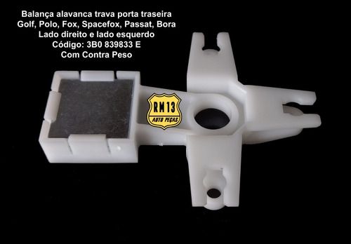 Alavanca Desvio Porta Tras Golf Bora Fox Polo Passat Origina