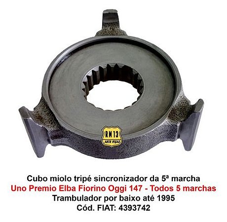 Cubo Miolo Tripe Luva 5ª Uno Premio Elba Fiorino 147 Até 95