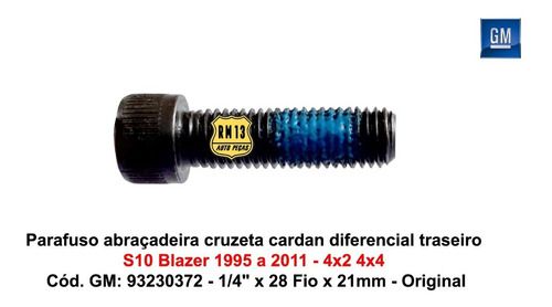 Parafuso Abraçadeira Cruzeta Dif. Traseiro S10 Blazer 95/11