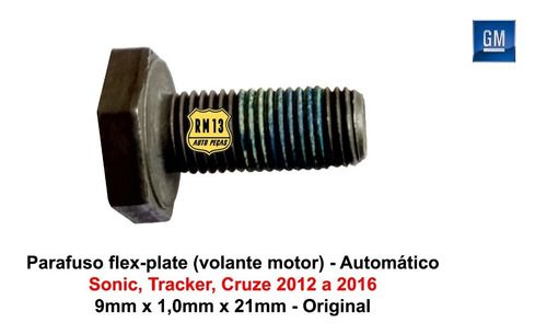 Parafuso Cremalheira Flex-plate Motor Cruze Sonic Tracker At