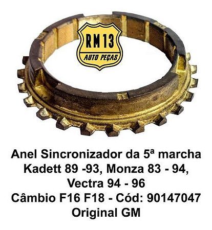 Anel Sincronizado 5ª Monza 83a94 Kadett 89a93 Vectra 94-96
