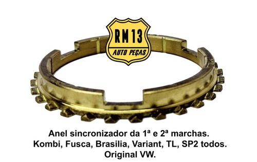 Anel Sincronizado 1 2 Marcha Kombi Fusca Brasilia Original