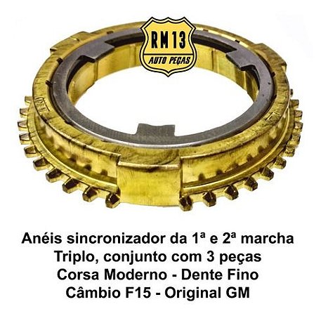 Anéis Sincronizado 1ª 2ª Triplo Corsa Astra Original F17 Mod